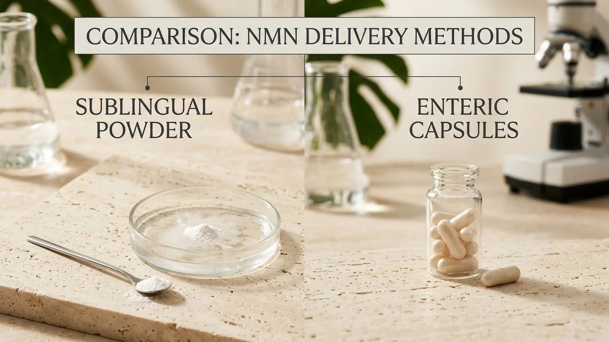 Sublingual NMN vs Swallowing Capsules: Which Delivery Maximizes Cmax and Bypasses the Liver? — Her Well Journal